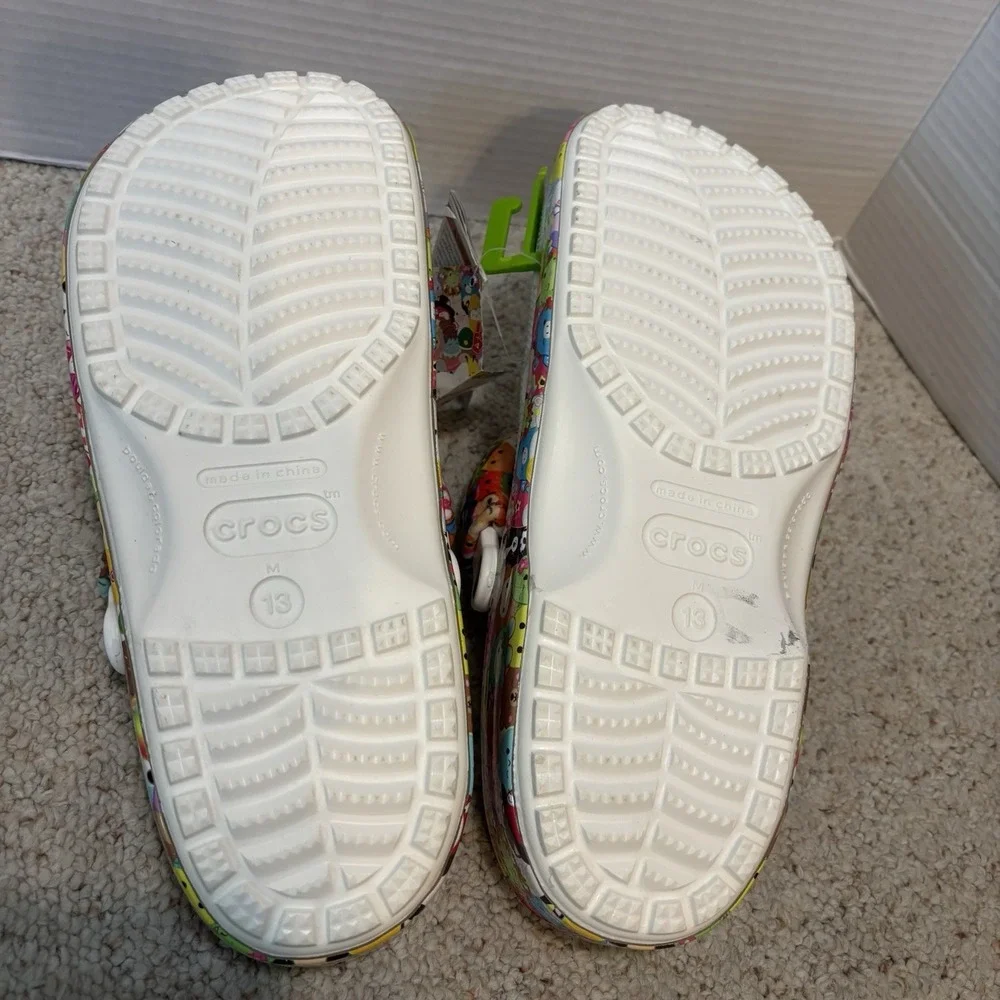 CROCS Squishmallows Classic Clog Mens 13 Missing Jibbitz New w Tags Limited Ed.